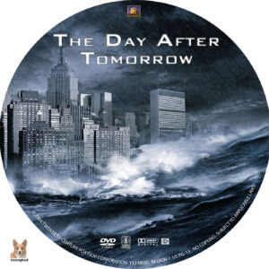 The Day After Tomorrow dvd labels (2004) R1 Custom